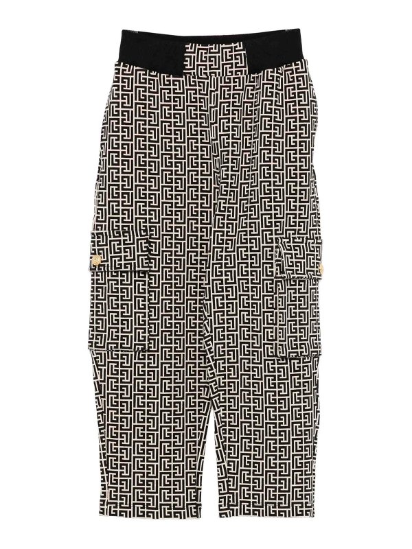 Balmain: ストレートジーンズ - ストレートジーンズ - 黒