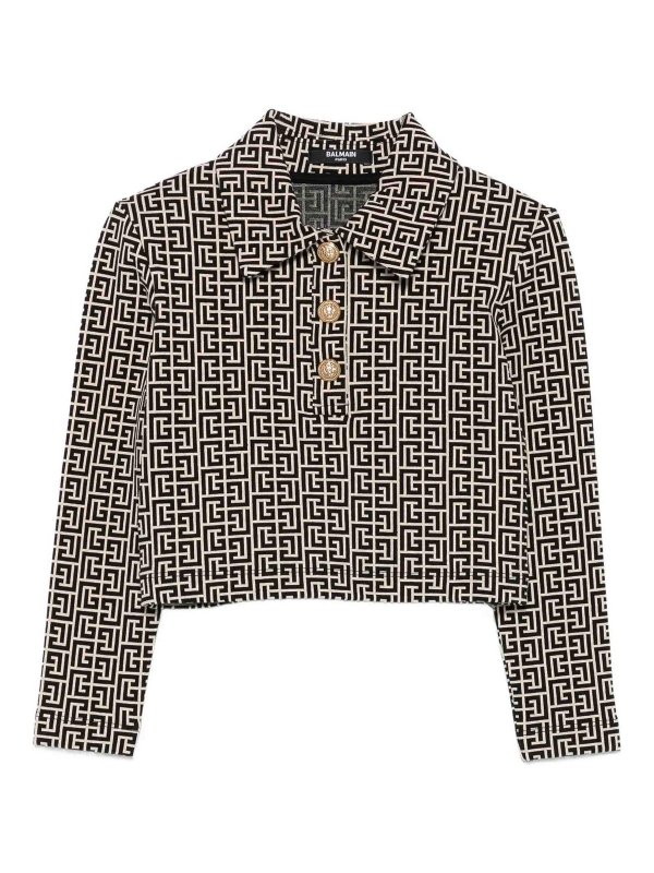 Balmain: polo - Polo Manica Lunga