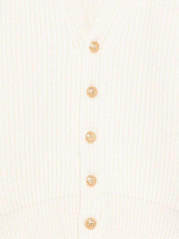 The Best Shops Balmain: cardigan - Cardigan Con Ricamo