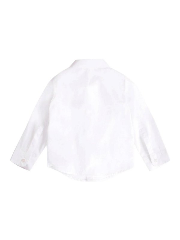 Balmain: shirts online - Shirt With Embroidered Logo