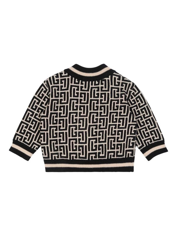 Balmain: Cardigans online - Cardigan - Crème