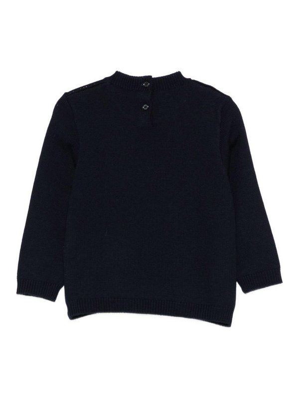Balmain: crew necks online - Pullover with logo