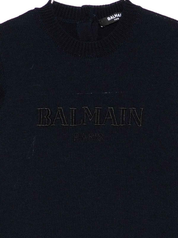 The Best Shops Balmain: crew necks - Pullover with logo