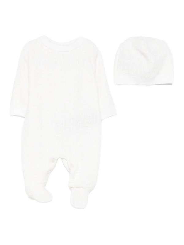 Balmain: jumpsuits - Onesie And Hat Set