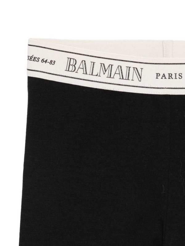 The Best Shops Balmain: Leggings - Leggings - Schwarz