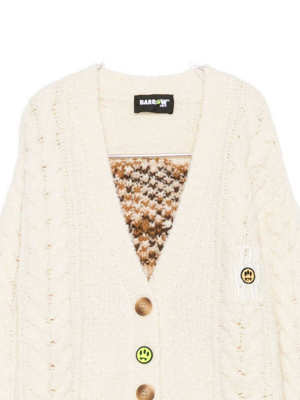 The Best Shops BARROW: Cardigans - Cardigan - Crème