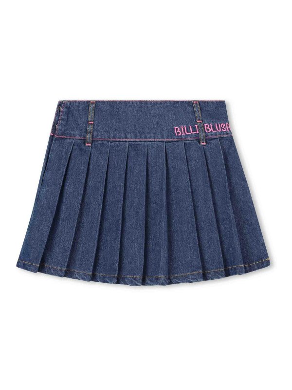 BILLIEBLUSH: ニーレングススカート＆ミディ丈 - 膝丈/ミディスカート - ブルー