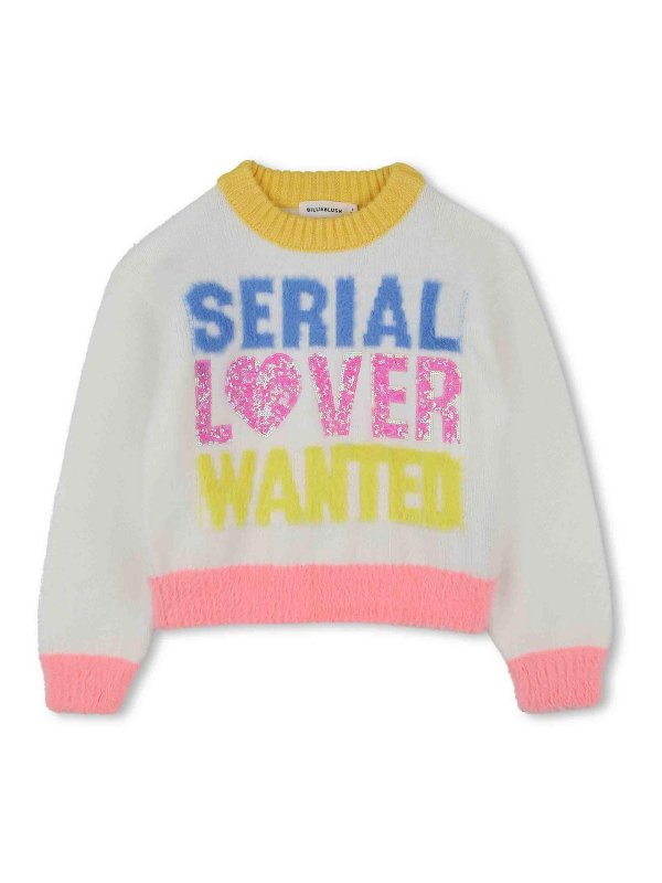 BILLIEBLUSH: crew necks - Pullover With Print