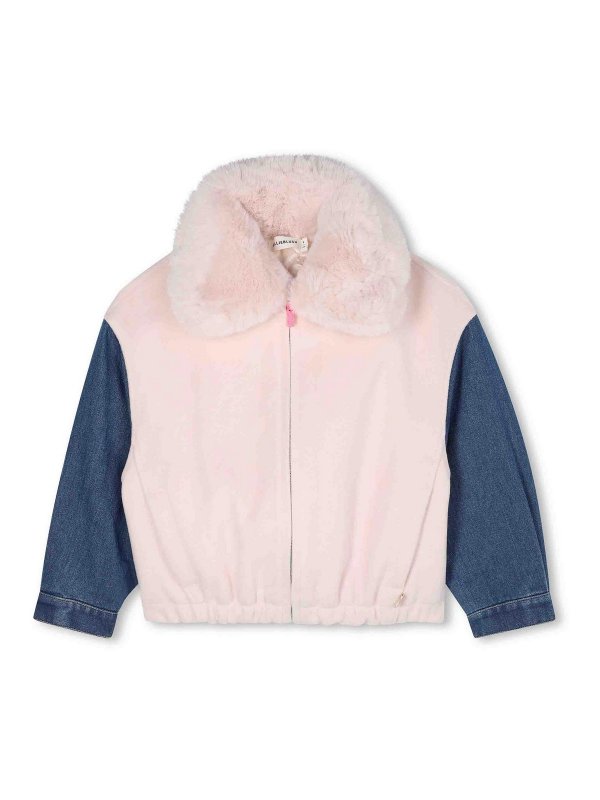 BILLIEBLUSH: Vestes en denim - Veste En Jean - Couleur Chair