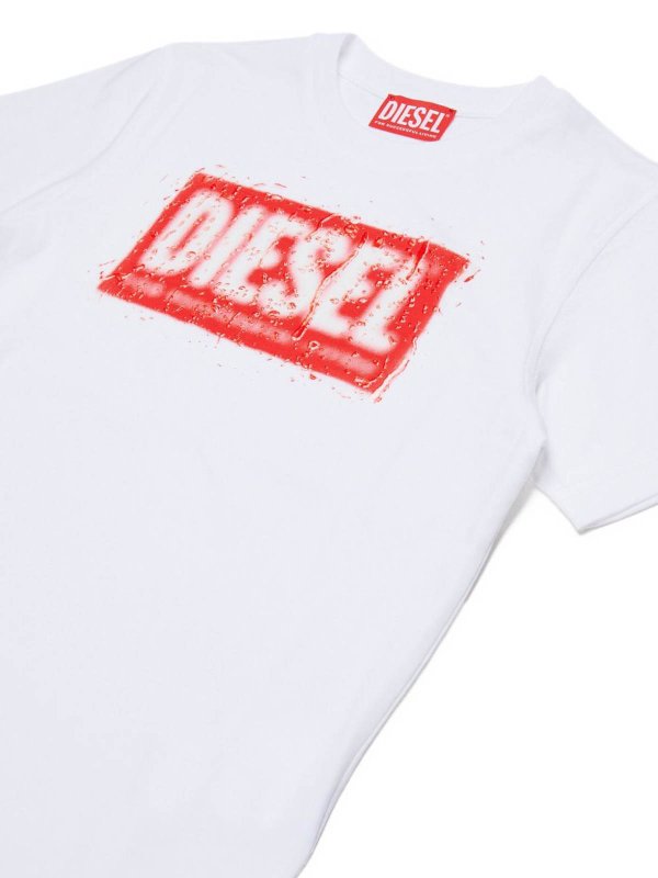 Tシャツ - 白 shop online: DIESEL