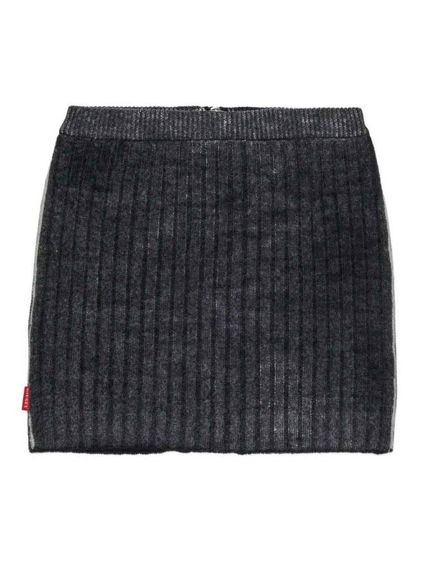 DIESEL: gonne al ginocchio  e longuette online - Gonna Con Logo