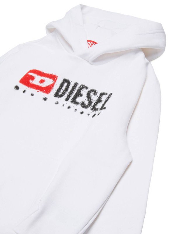 The Best Shops DIESEL: Sweatshirts & Pulls - Sweat-Shirts - Blanc