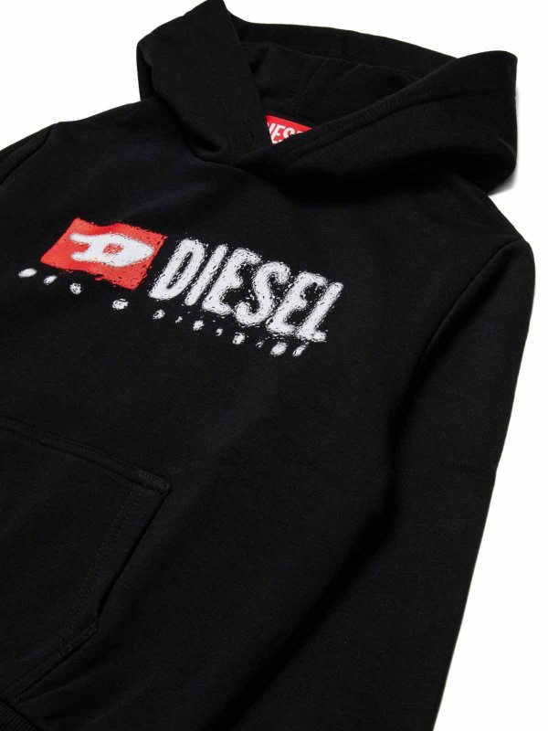 The Best Shops DIESEL: Sweatshirts & Sweaters - Hooded Sweatshirt