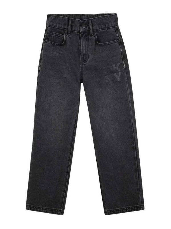 DKNY: straight leg jeans - Jeans With Logo