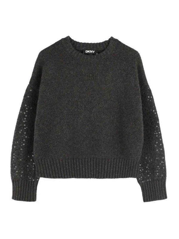 DKNY: crew necks - Sweater With Sequins