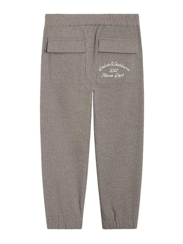 Dolce & Gabbana Jr: カジュアルトラウザー online - カジュアルパンツ - グレー