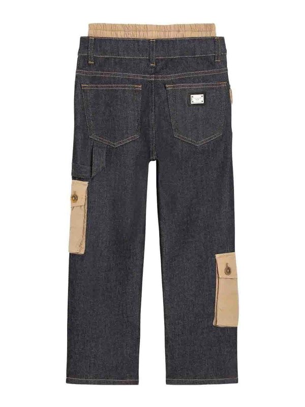 Dolce & Gabbana Jr: Straight Leg Jeans online - Straight Leg Jeans - Blau