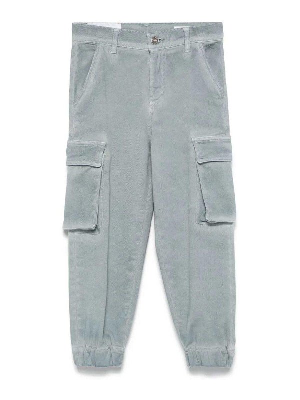 DONDUP: Pantalones casual - Pantalón Casual - Gris