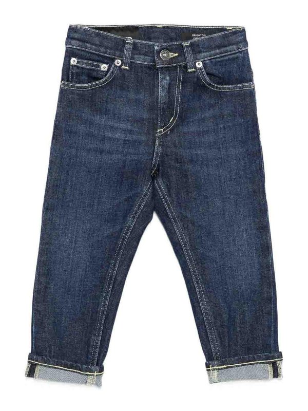 DONDUP: straight leg jeans - Jeans With Logo