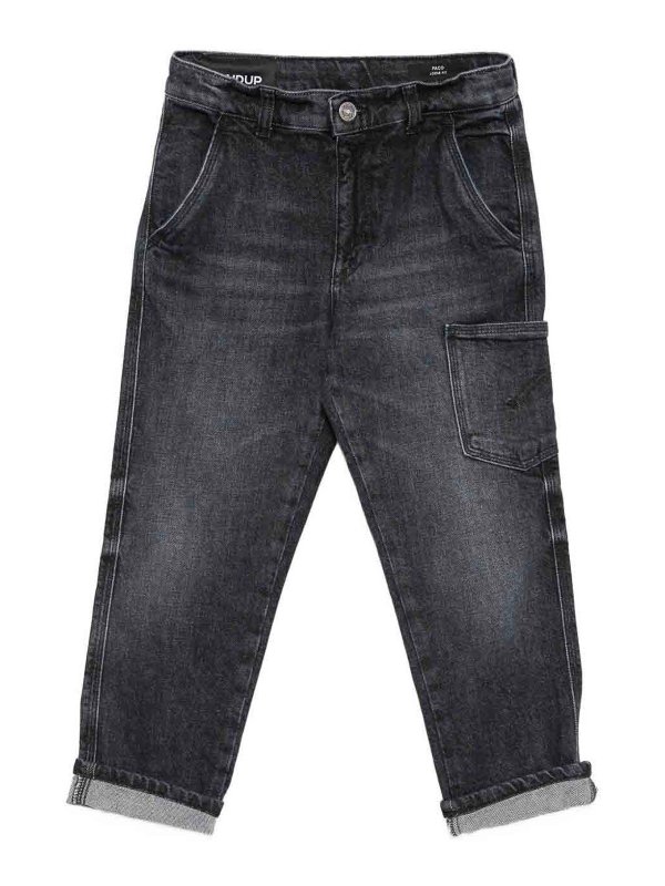 DONDUP: straight leg jeans - Jeans With Patch Pockets