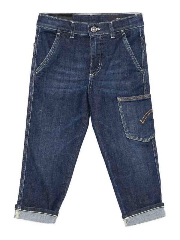 DONDUP: ストレートジーンズ - ストレートジーンズ - ブルー