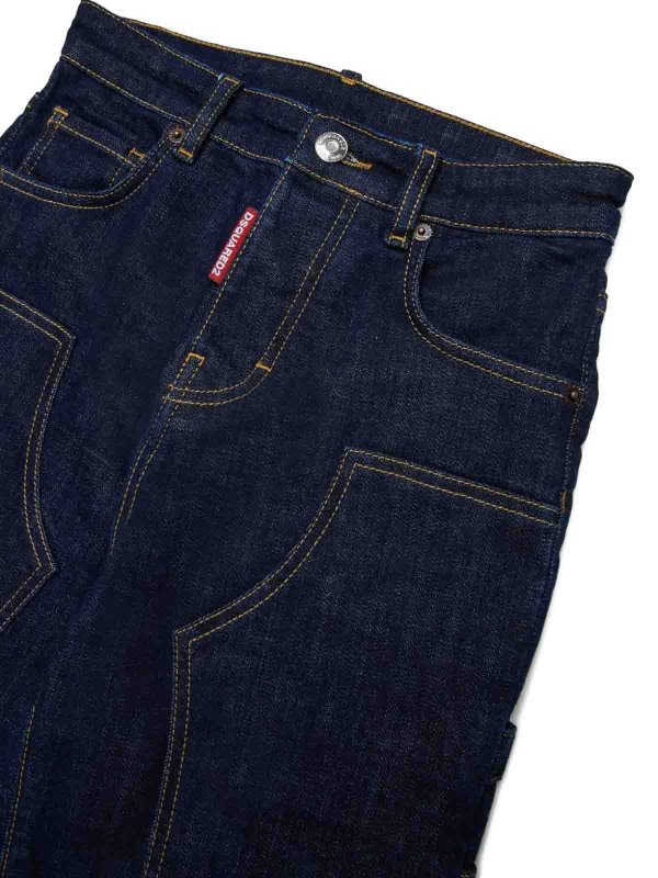 The Best Shops DSQUARED2: Straight Leg Jeans - Straight Leg Jeans - Blau