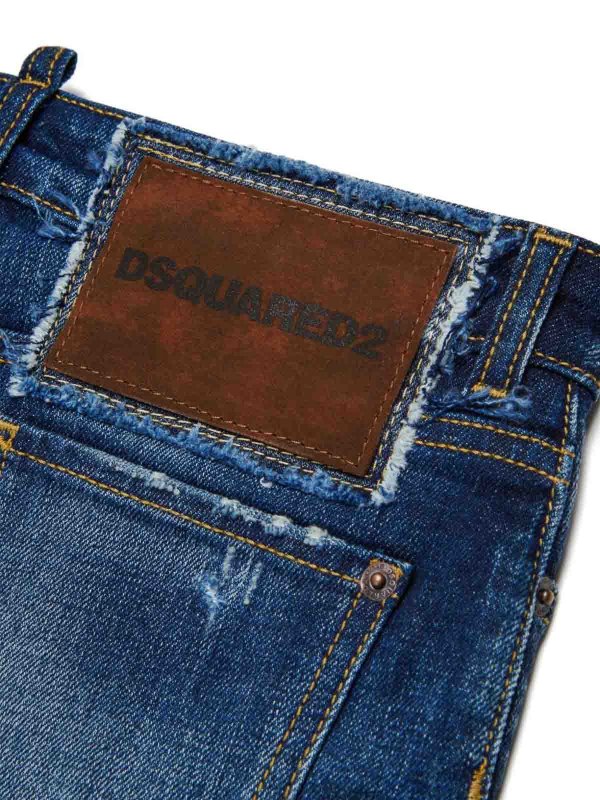 The Best Shops DSQUARED2: mini skirts - Denim mini skirt