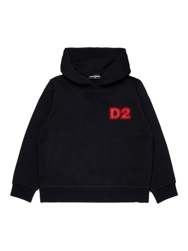 DSQUARED2: Sweatshirts & Pulls - Sweat-Shirts - Noir