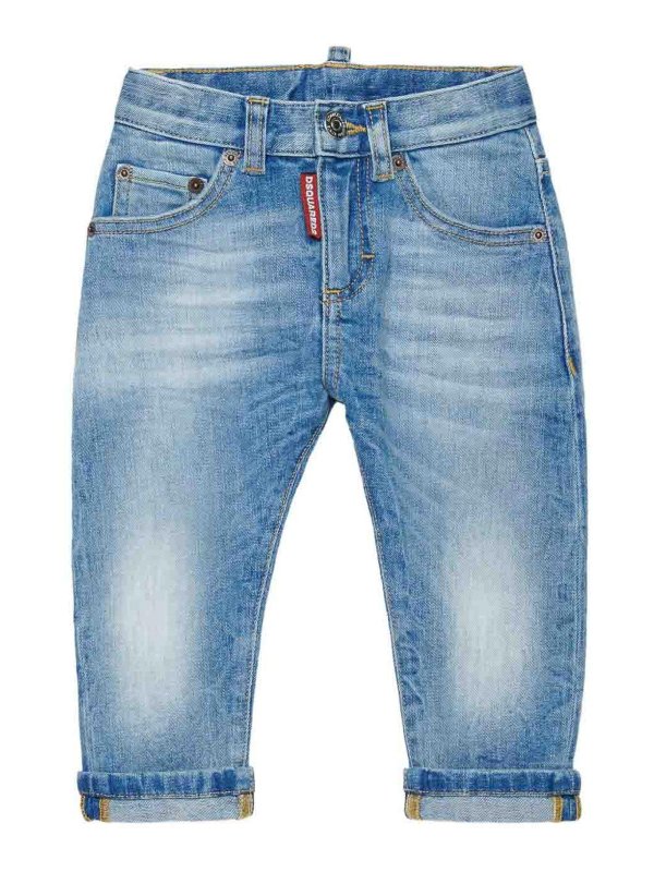 DSQUARED2: Jeans Rectos - Vaqueros Rectos - Azul