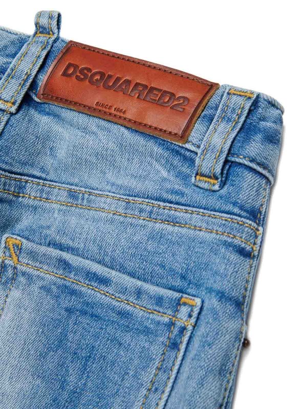 The Best Shops DSQUARED2: Jeans Rectos - Vaqueros Rectos - Azul