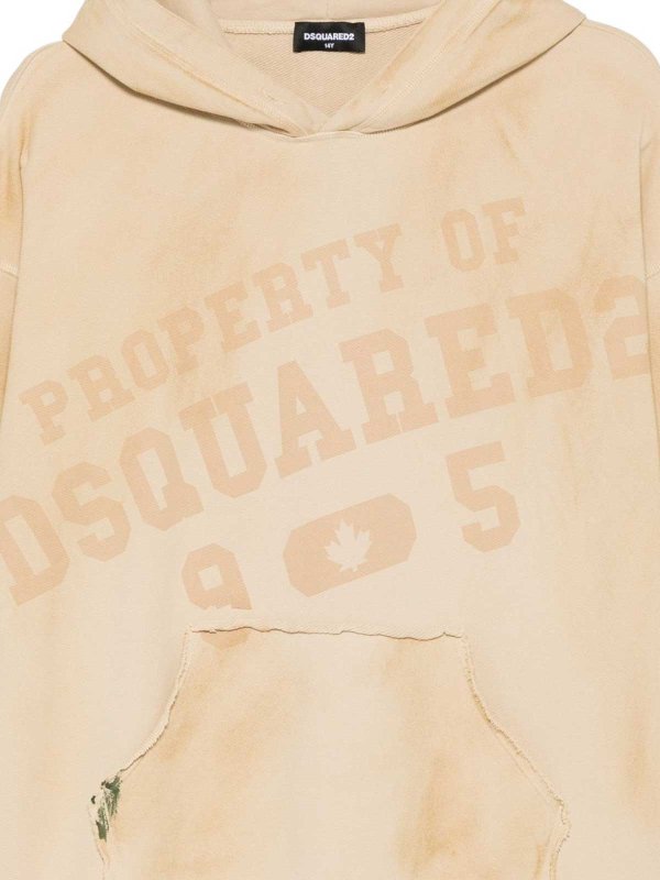 The Best Shops DSQUARED2: Sweatshirts und Pullover - Sweatshirt - Beige