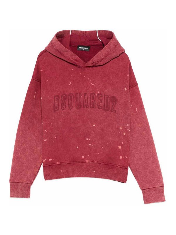 DSQUARED2: Sweatshirts und Pullover - Sweatshirt - Rot
