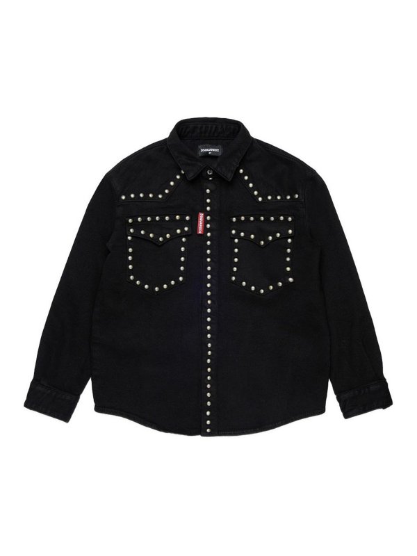 DSQUARED2: Camisas - Camisa - Negro