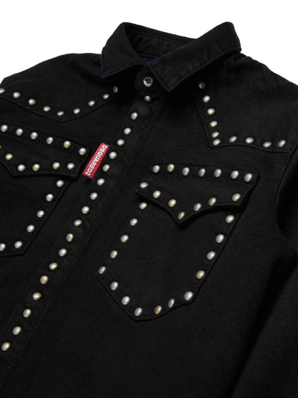 Camisa - Negro shop online: DSQUARED2