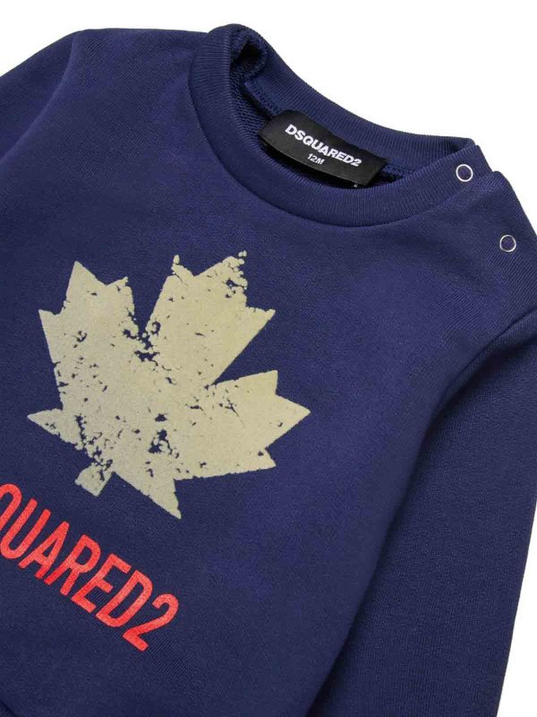 The Best Shops DSQUARED2: Sweatshirts & Sweaters - Printed Sweatshirt