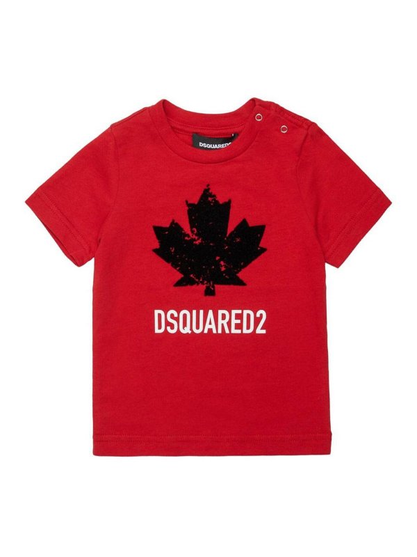 DSQUARED2: T-shirts - T-Shirt - Rouge
