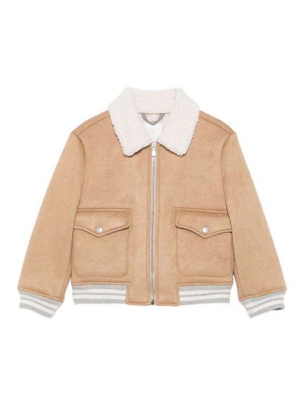 ELEVENTY: bombers - Bomber jacket with fleece lining