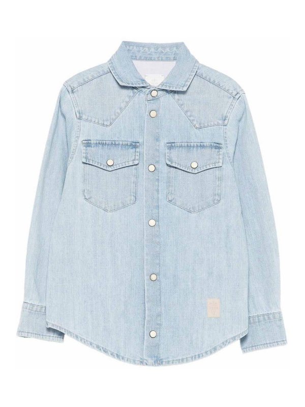 ELEVENTY: shirts - Denim shirt