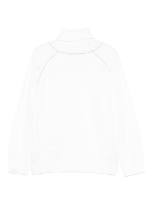 ELEVENTY: Rollkragenpullover  und Polo-Ausschnitt online - Rollkragenpullover - Weiß