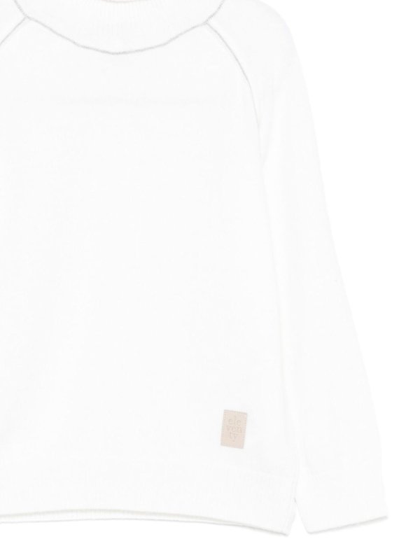 The Best Shops ELEVENTY: Rollkragenpullover  und Polo-Ausschnitt - Rollkragenpullover - Weiß