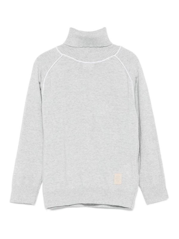 ELEVENTY: Col roulé & Col polo - Pull Col Roulé - Gris