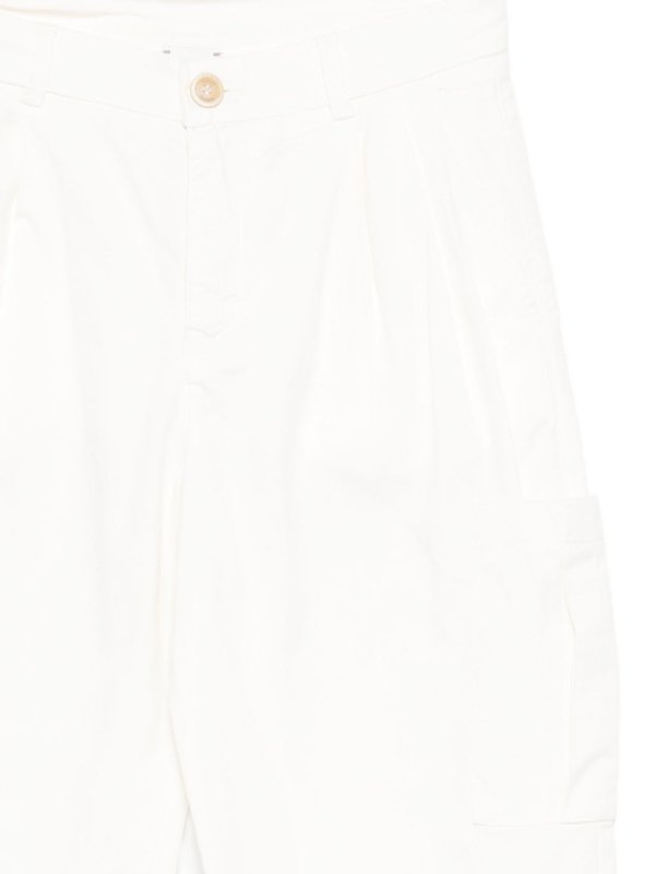 The Best Shops ELEVENTY: Pantalons casual - Pantalons Décontractés - Crème