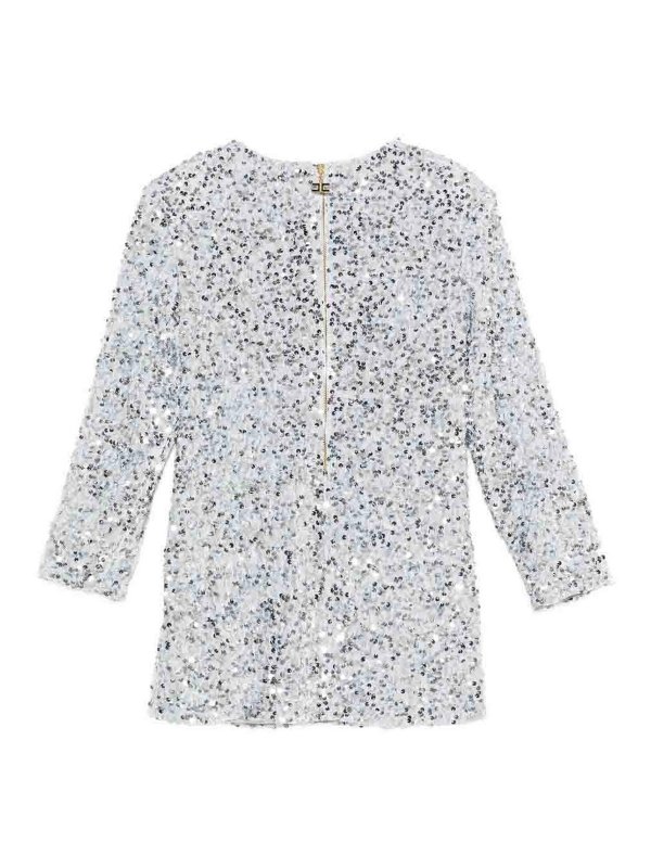 ELISABETTA FRANCHI: knee length dresses online - Dress With Sequins