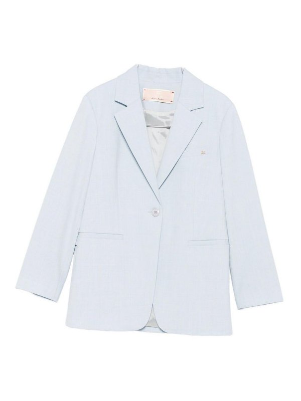 ELISABETTA FRANCHI: Vestes de costume - Blazer - Bleu