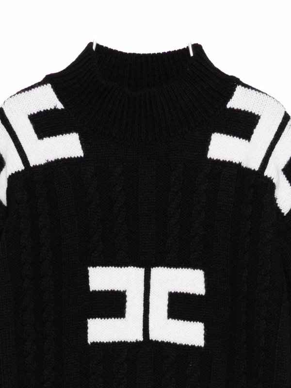 The Best Shops ELISABETTA FRANCHI: crew necks - Pullover with logo