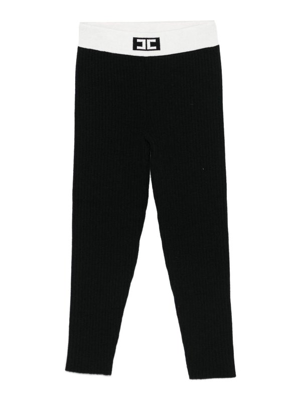ELISABETTA FRANCHI: leggings - Leggings With Logo