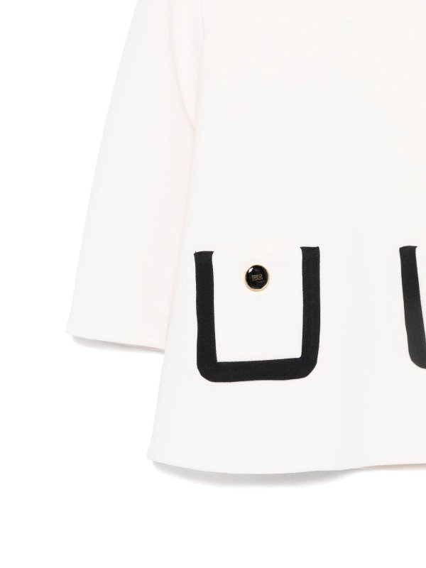 The Best Shops ELISABETTA FRANCHI: Vestidos media pierna - Vestido Midi - Blanco