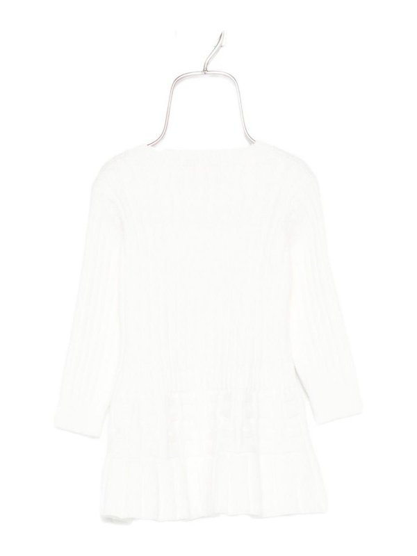 ELISABETTA FRANCHI: ニーレングスドレス online - 膝丈ドレス - クリーム