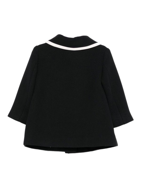 ELISABETTA FRANCHI: Knielange Mäntel online - Knielanger Mantel - Schwarz