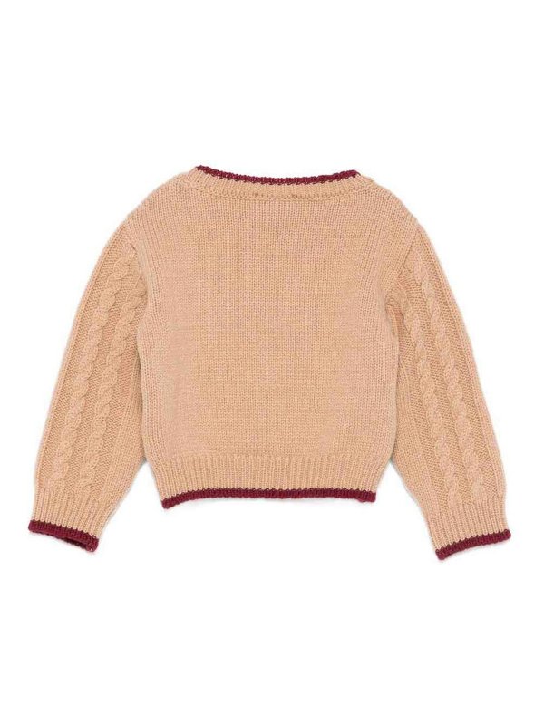 ELISABETTA FRANCHI: crew necks online - Pullover With Woven Knit